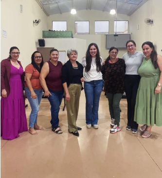 Roda de conversa com famílias
